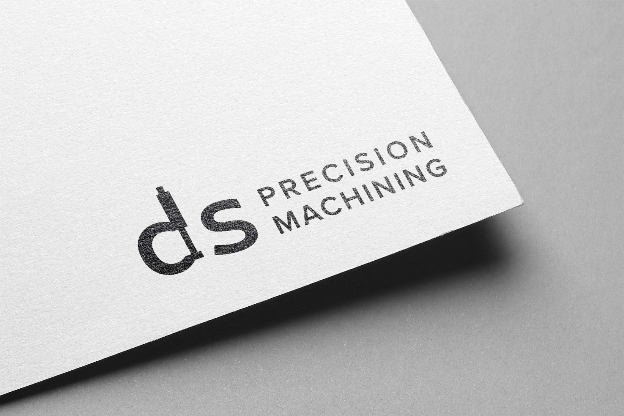 DS precision logo design, 2019